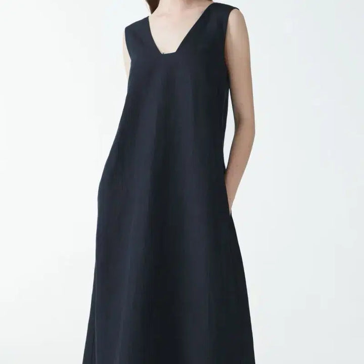 [BUNJANG] Cos Tencel Linen Long Dress / Cos 코스 리오셀 린넨 롱 원피스