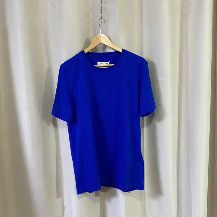 [BUNJANG] Maison Margiela Relaxed Fit Coral Blue Cotton T-Shirt / 메종마르지엘라 코랄 블루 티셔츠