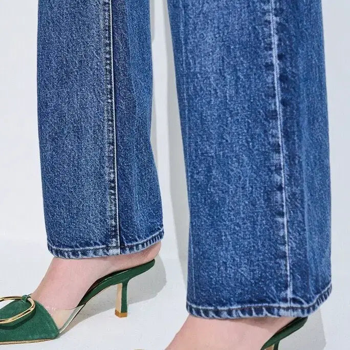 [BUNJANG] Time Belted Bootcut Denim Jeans / 타임 벨티드 부츠컷 데님<새상품>