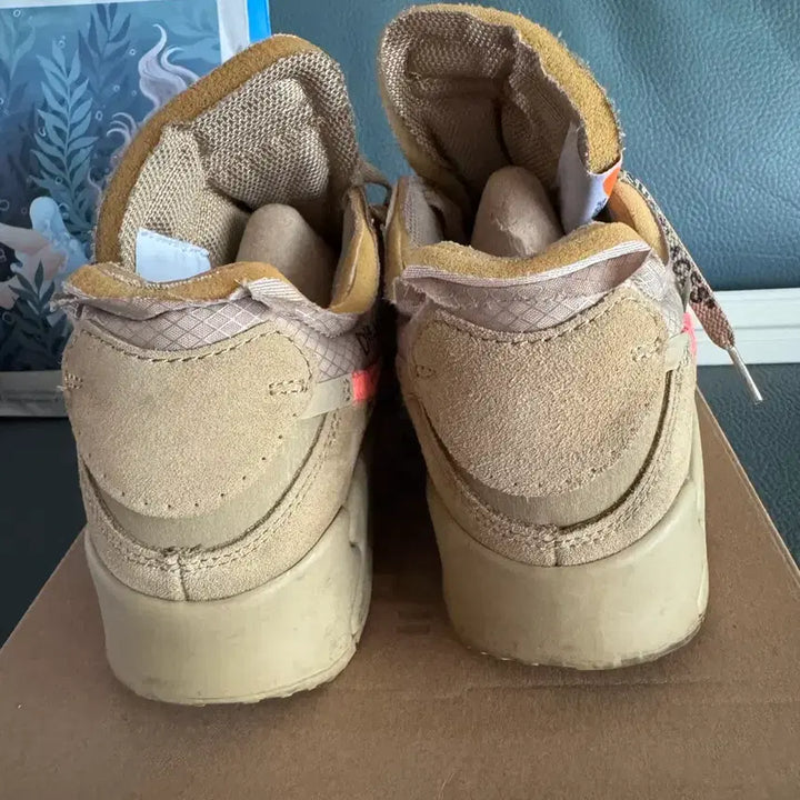 [BUNJANG] Nike Off-White The Ten Air Max 90 Desert Ore (260mm) / 나이키 오프화이트 더텐 맥스90 데저트오어 260 사이즈 팝니다.