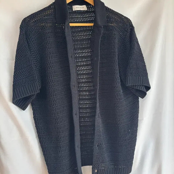 [SOLD OUT] 마인드브릿지 크로셰가디건 블랙 95