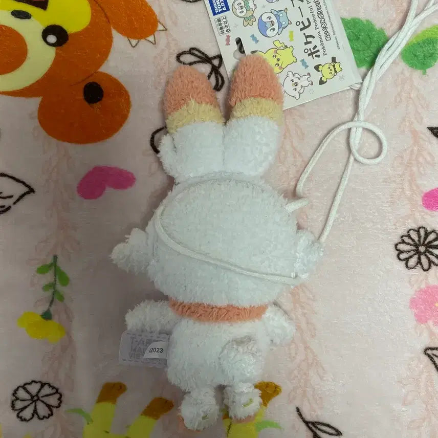 [BUNJANG] Pokemon Scorbunny Plush Bag Pouch / 포켓몬스터 포켓피스 염버니 인형 가방 파우치