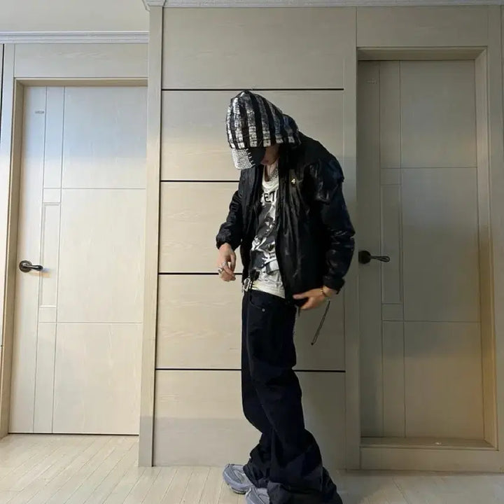 [BUNJANG] LRG Stripe Nylon Hoodie Jacket / LRG 스트라이프 후디 나일론 자켓