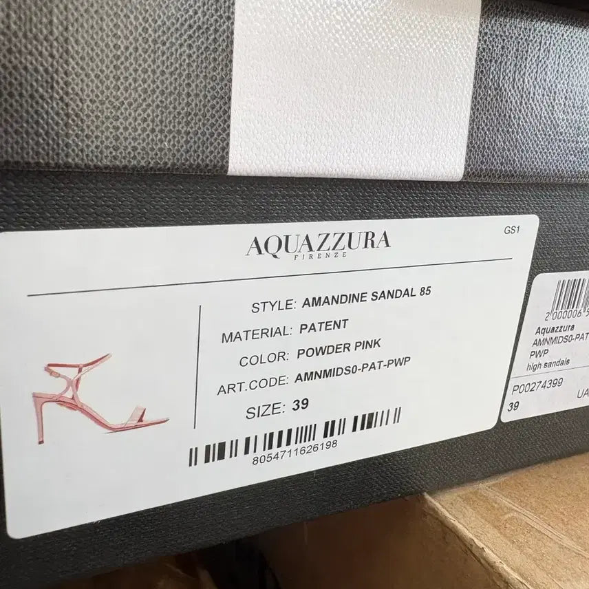 [BUNJANG] Aquazzura High Heel Sandals Powder Pink 39 / 아쿠아주라 하이힐 샌들 파우더핑크 39사이즈