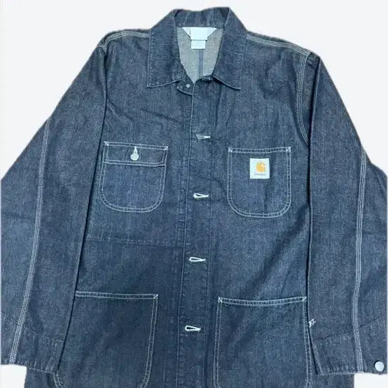 [BUNJANG] Carhartt Denim Chore Coat Work Jacket / 칼하트 데님 초어 코트 워크 자켓