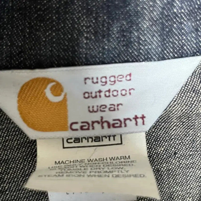 [BUNJANG] Carhartt Denim Chore Coat Work Jacket / 칼하트 데님 초어 코트 워크 자켓