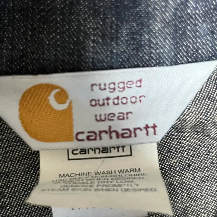 [BUNJANG] Carhartt Denim Chore Coat Work Jacket / 칼하트 데님 초어 코트 워크 자켓