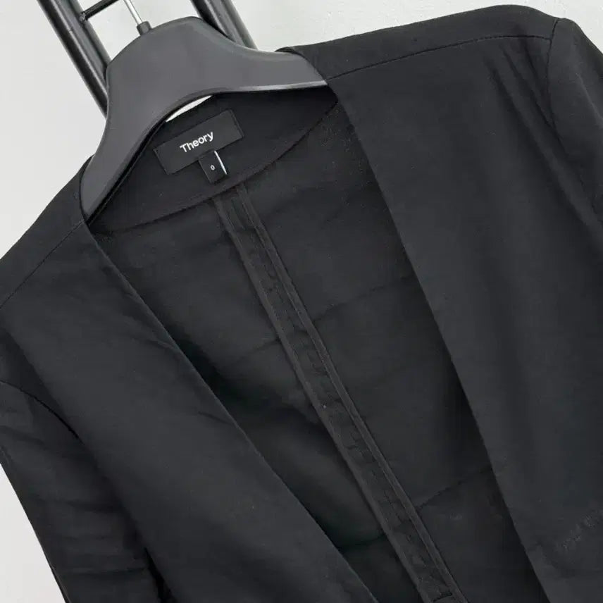 [BUNJANG] Theory Linen Viscose Black Jacket / 정품 Theory 띠어리 린넨 비스코스 블랙 자켓