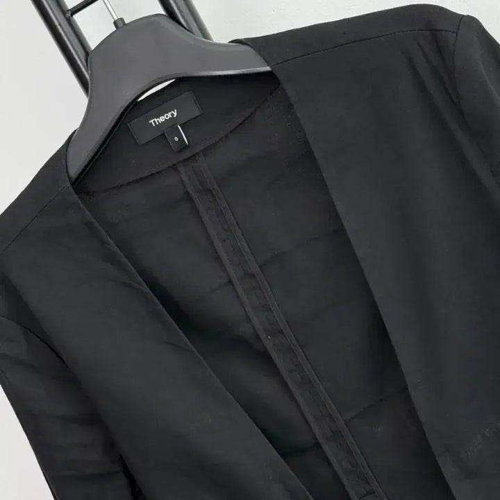 [BUNJANG] Theory Linen Viscose Black Jacket / 정품 Theory 띠어리 린넨 비스코스 블랙 자켓