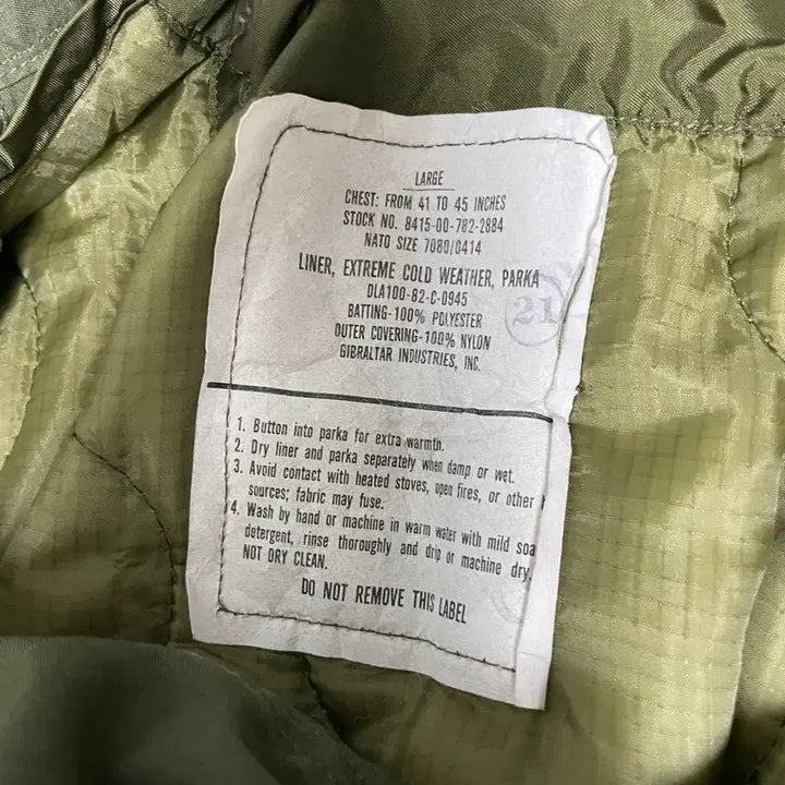 [BUNJANG] m65 og 피쉬테일 L 라지 오리지널 개파카 세트 데드스탁 / m65 og 피쉬테일 L 라지 오리지널 개파카 세트 데드스탁