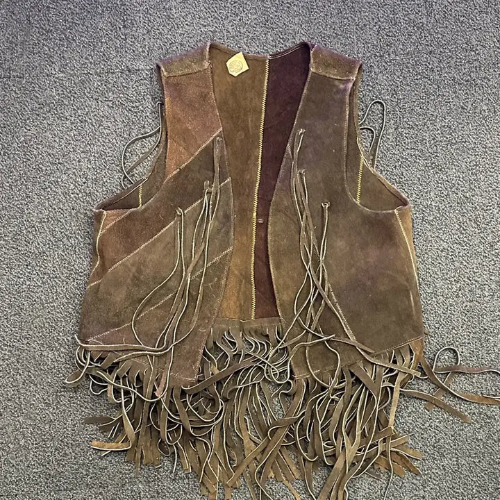 [BUNJANG] Vintage Brown American Vest / 빈티지 브라운 아메리칸 베스트 팝니다