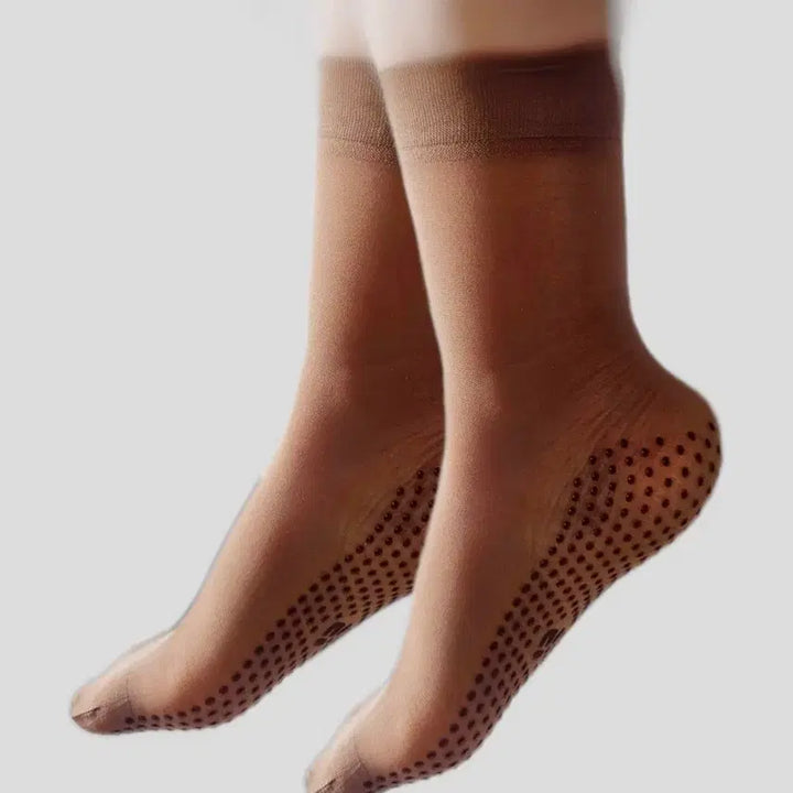 [BUNJANG] Ankle Socks Bundle (10 Pairs) - Non-slip, Mid-cut / 10켤레 4천/논슬립 발목 스타킹 질긴 미끄럼방지 탄탄 고탄력 미드컷
