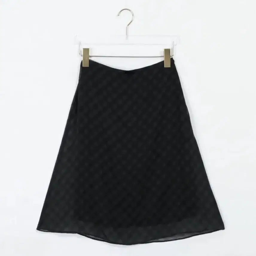 [BUNJANG] Checkered Midi Skirt / 체크 미디 스커트