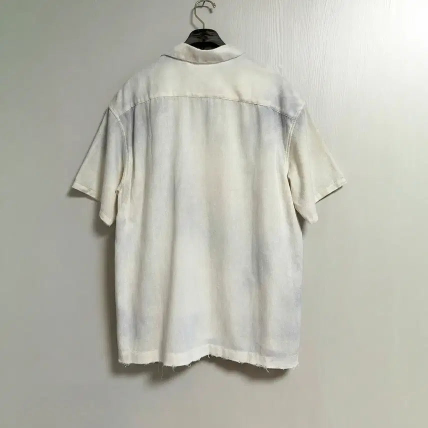 [BUNJANG] Anselm 24SS Mélange Open Collar Shirt / [2] 24SS 안셀름 멜란지 오픈 카라 셔츠
