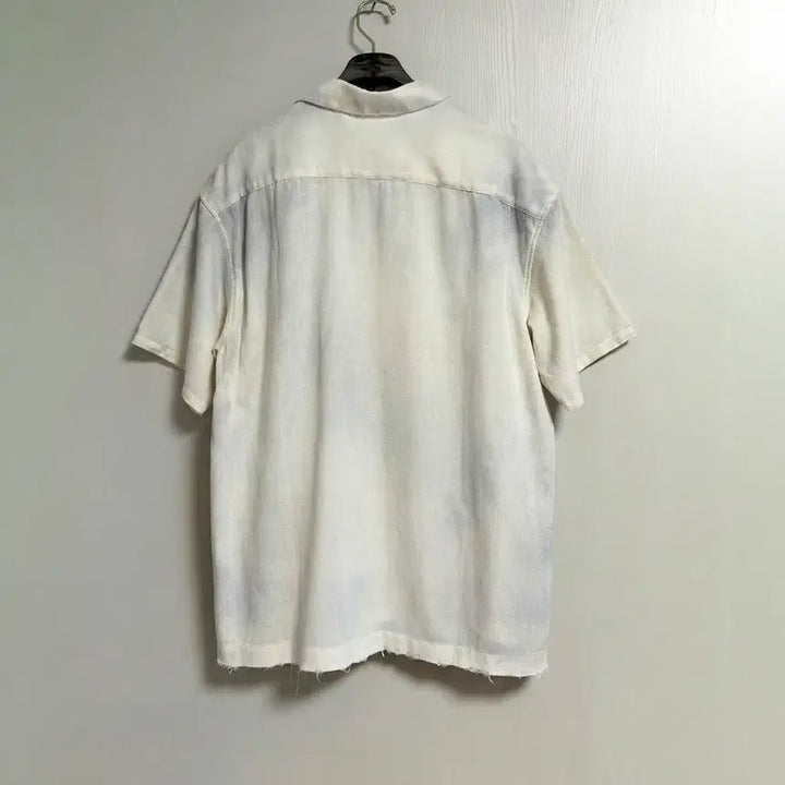 [BUNJANG] Anselm 24SS Mélange Open Collar Shirt / [2] 24SS 안셀름 멜란지 오픈 카라 셔츠