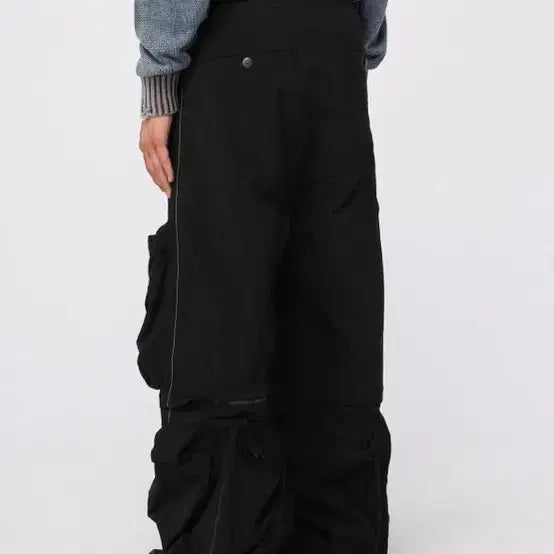 [BUNJANG] Diesel P-Stained Nylon Cargo Pants / 디젤 P-스테인드 나일론 카고 팬츠 2way