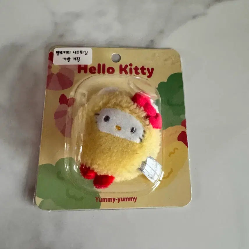 [BUNJANG] Hello Kitty Shrimp Tempura Plush Keychain / 헬로키티 키티 새우튀김 인형 키링 미사용 새상품
