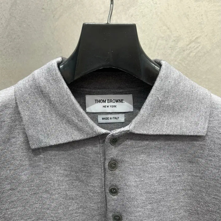 [BUNJANG] TB Merino Wool Short Sleeve Knit Top / TB 4선바 메리노울 반팔 니트 / 3color