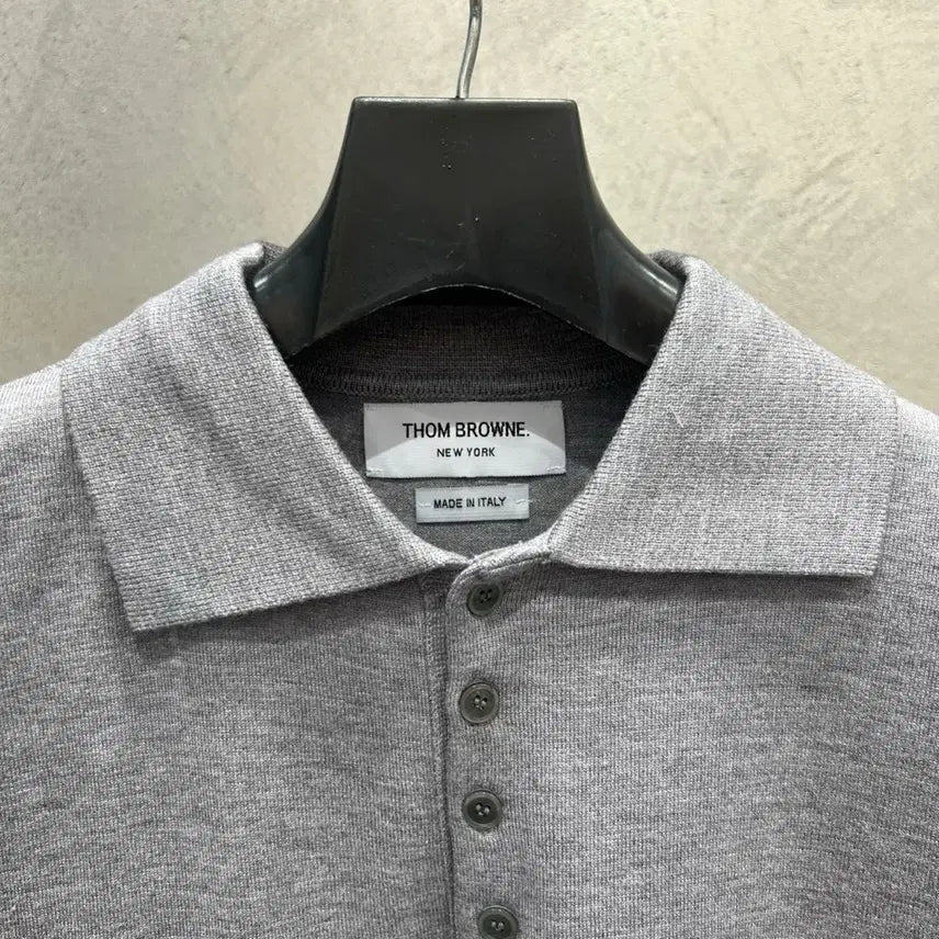 [BUNJANG] TB Merino Wool Short Sleeve Knit Top / TB 4선바 메리노울 반팔 니트 / 3color