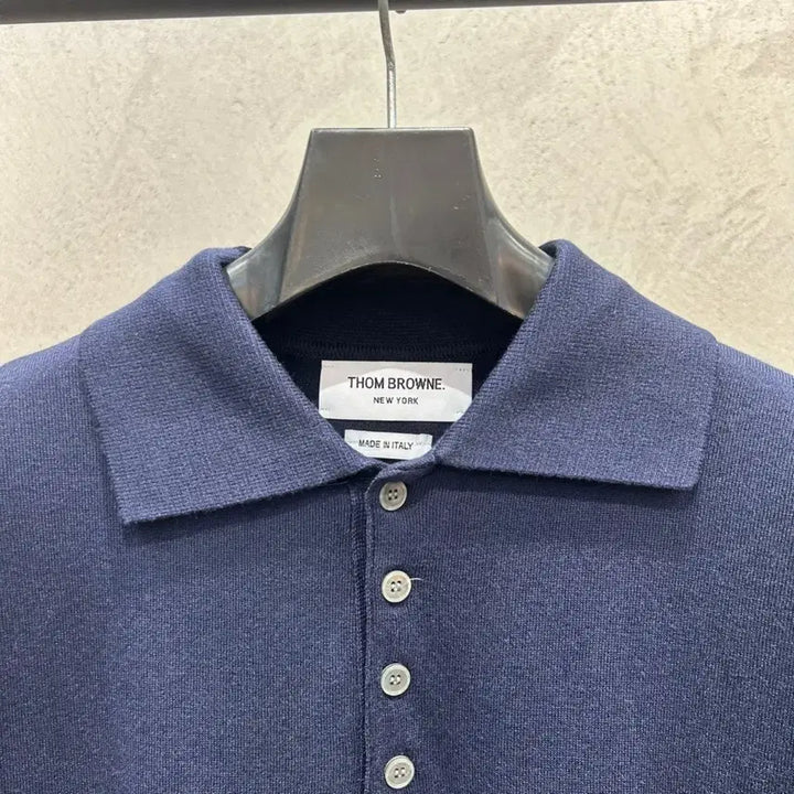 [BUNJANG] TB Merino Wool Short Sleeve Knit Top / TB 4선바 메리노울 반팔 니트 / 3color