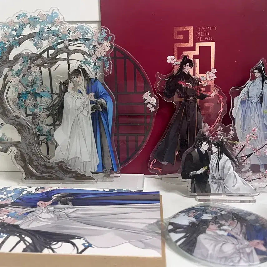 [BUNJANG] Erha (The Husky and His White Cat Shizun) Simplified Chinese Edition Acrylic Stand Bundle Set / 이합화타적백묘사존 얼하 캄퐁 간체판 아크릴스탠드 일괄