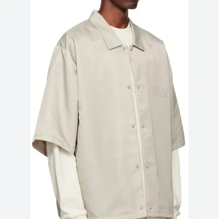 [BUNJANG] Fear of God Essentials Nylon Short Sleeve Shirt - Large / 피오갓 에센셜 숏슬리브 나일론 셔츠. 라지