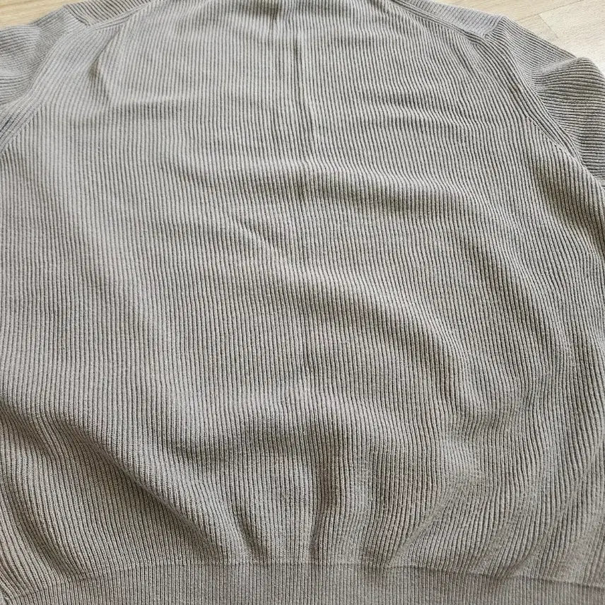 [BUNJANG] The Row Cotton Rib Knit Khaki Grey / 인더로우 코튼 립 니트 카키그레이
