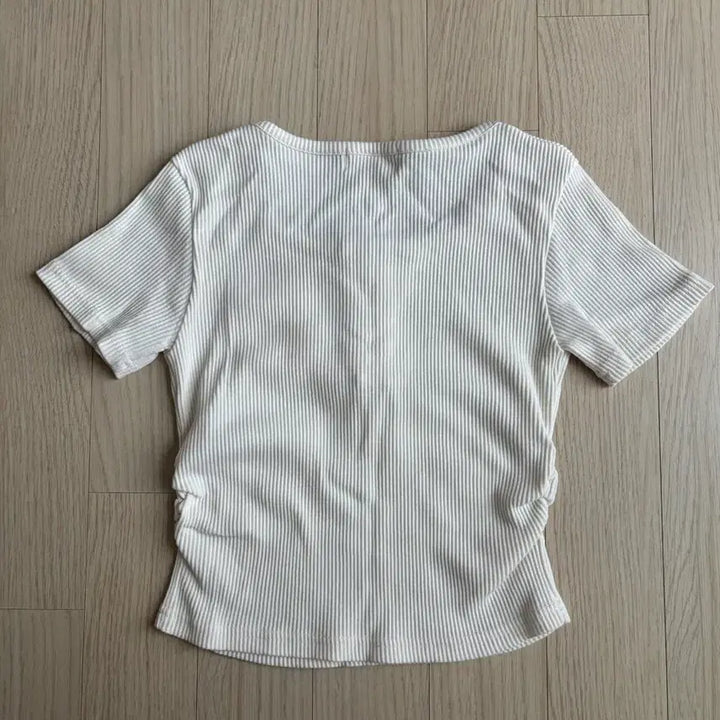 [BUNJANG] YoungnRich DdoDdoSlim Ribbed Knit Ivory Top / 영앤리치 또또슬림 골지니트 아이보리