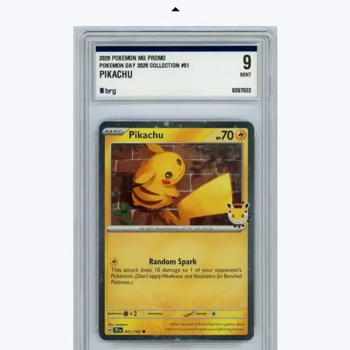 [BUNJANG] Pokemon Pikachu 30th Anniversary North American Promo Card (Graded 9 Mint) / 30주년 북미 피카츄 프로모 포켓몬 카드 (9 MINT)