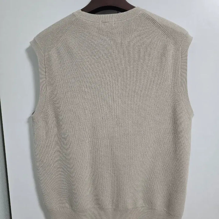 [BUNJANG] Uniqlo Knit Vest Beige L / 유니클로 니트 조끼 L 베이지