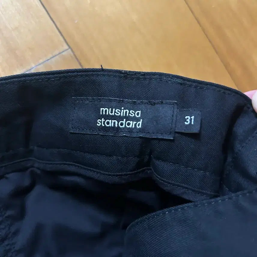 [BUNJANG] Musinsa Standard Cotton Gurkha Pants Black Size 31 / 무탠다드 코튼 구르카 팬츠 블랙 31