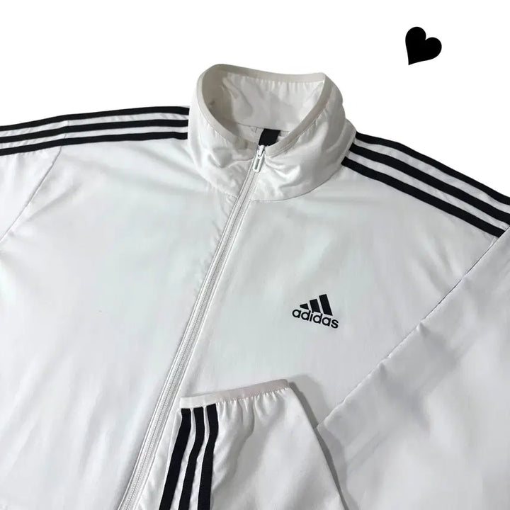 [BUNJANG] Adidas White Track Top Jacket / 아디다스 화이트 트랙탑 자켓