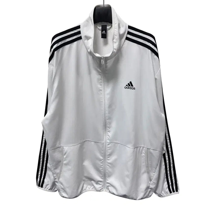 [BUNJANG] Adidas White Track Top Jacket / 아디다스 화이트 트랙탑 자켓