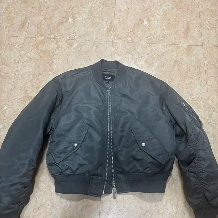 [BUNJANG] Musinsa Standard MA-1 Bomber Jacket - Dark Gray (M) / 무신사 스탠다드 무탠다드 MA-1 다크 그레이 m사이즈