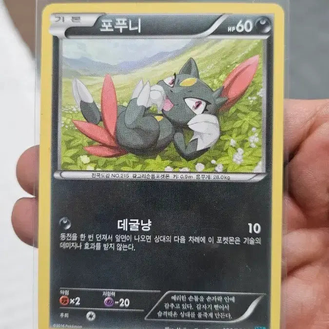 [BUNJANG] Pokemon Card Ancient Pack Pufini Card / 포켓몬카드 고대팩 포푸니 카드 팝니다