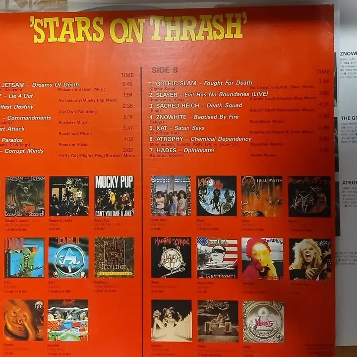 [SOLD OUT] (글확인)  헤비메탈 모음 Stars on Thrash 컴필레이션 앨범