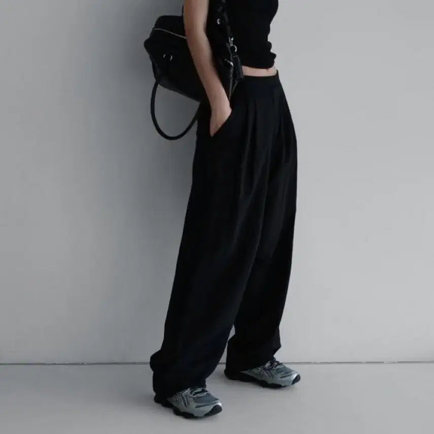 [BUNJANG] RaRoom Cold Pants Black Long S / 라룸 콜드팬츠 블랙 S/롱