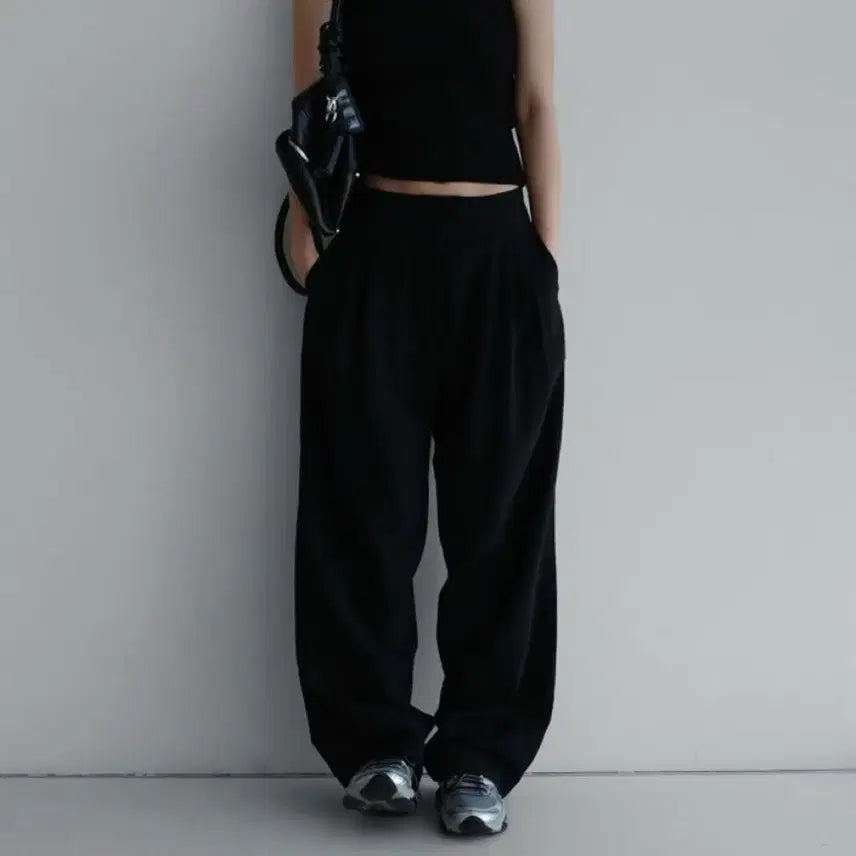 [BUNJANG] RaRoom Cold Pants Black Long S / 라룸 콜드팬츠 블랙 S/롱