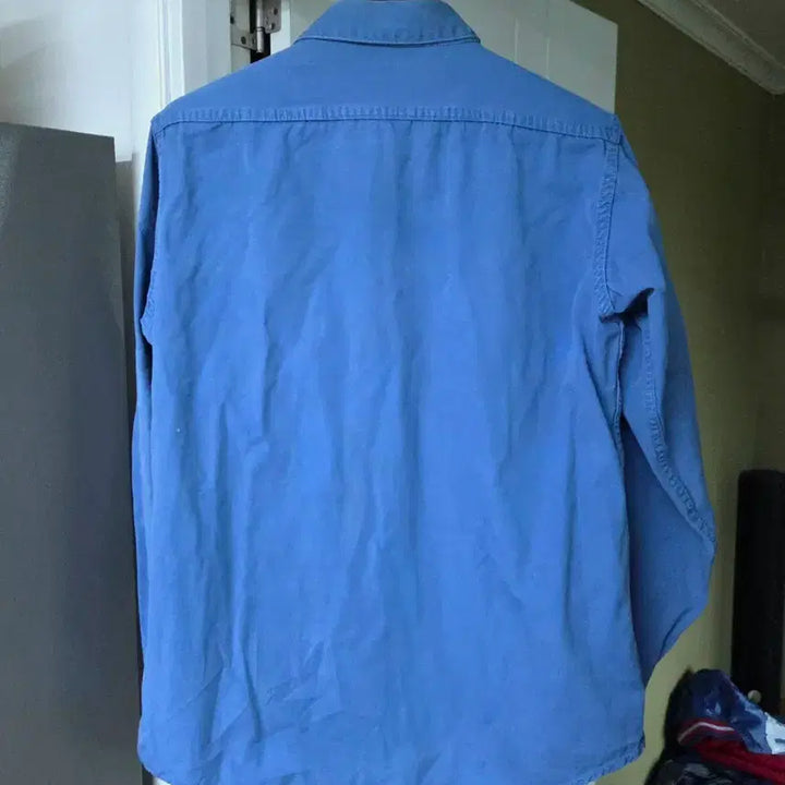 [BUNJANG] Patagonia 80s Deca Tag Blue Work Shirt / (L)파타고니아 Rare 80s 데카태그 블루 워크셔츠