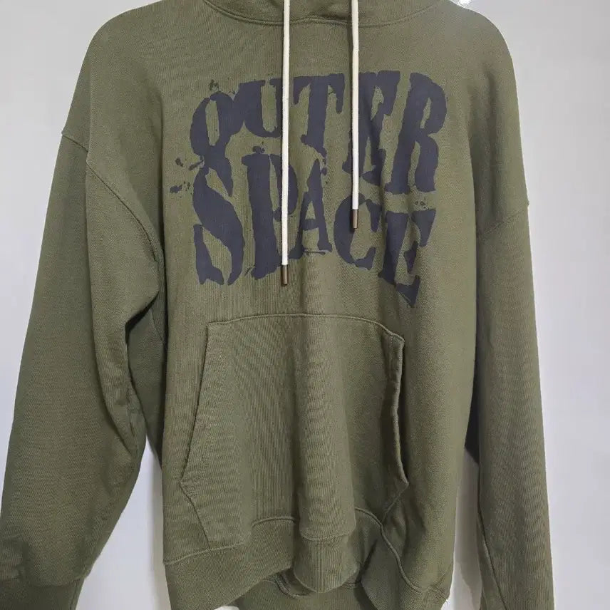 [SOLD OUT] 에즈카톤 스페이스 헤비코든 후드티 카키 M