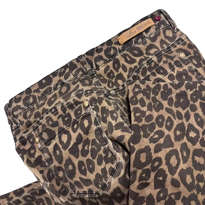 [BUNJANG] Moschino Love Leopard Pants / 모스키노 러브 레오파드 팬츠
