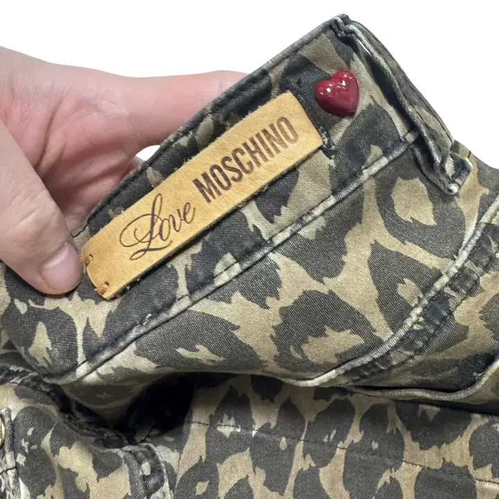 [BUNJANG] Moschino Love Leopard Pants / 모스키노 러브 레오파드 팬츠