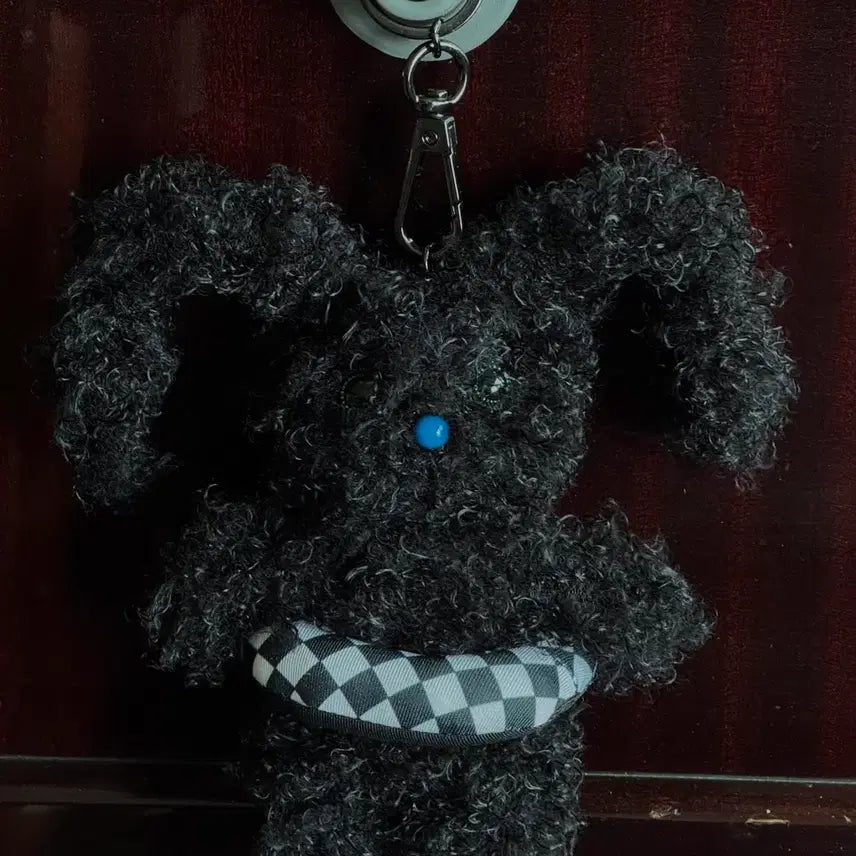 [BUNJANG] Fluffy Rabbit Charm / 뽀글이 토끼키링