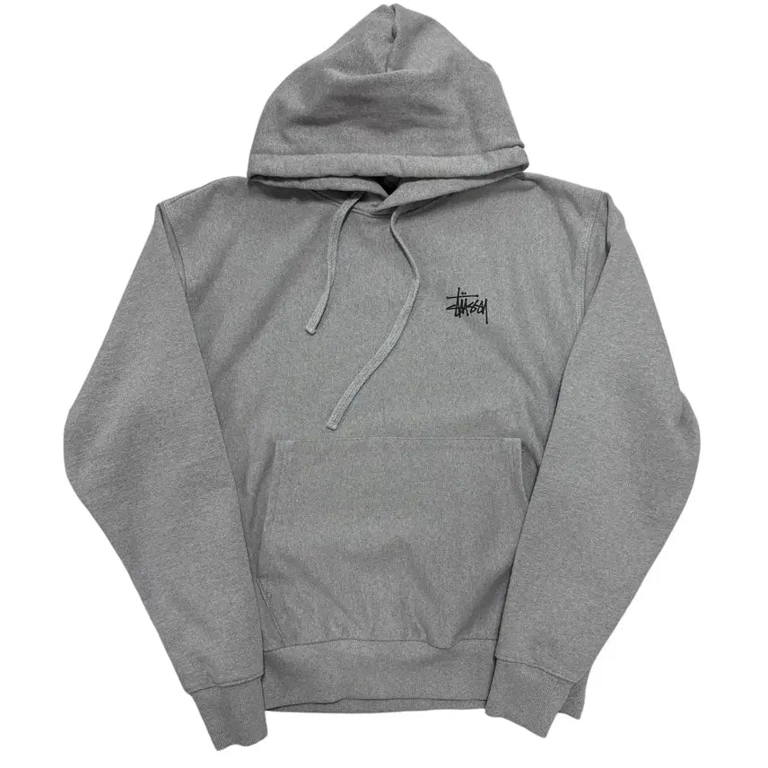 [BUNJANG] Stussy Big Logo Gray Hoodie / 정품 스투시 빅로고 그레이 후드티