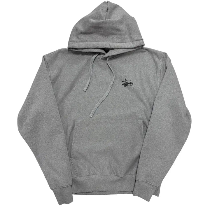 [BUNJANG] Stussy Big Logo Gray Hoodie / 정품 스투시 빅로고 그레이 후드티