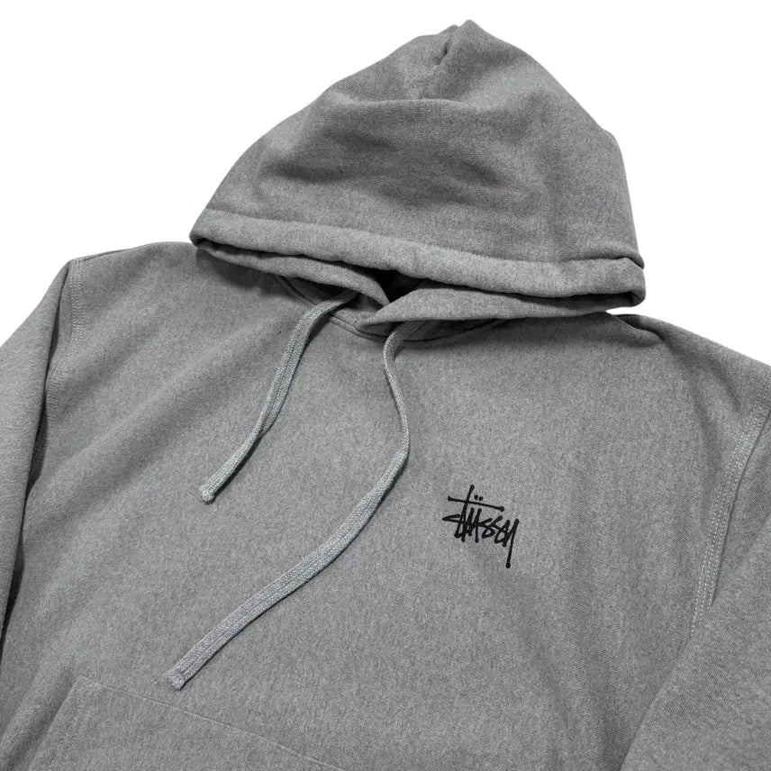 [BUNJANG] Stussy Big Logo Gray Hoodie / 정품 스투시 빅로고 그레이 후드티