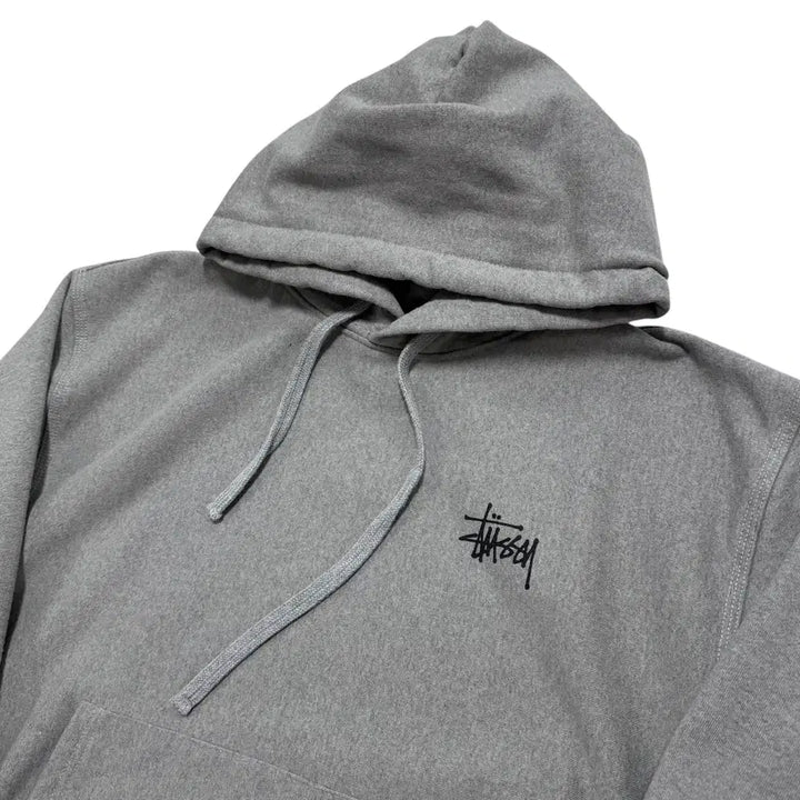 [BUNJANG] Stussy Big Logo Gray Hoodie / 정품 스투시 빅로고 그레이 후드티