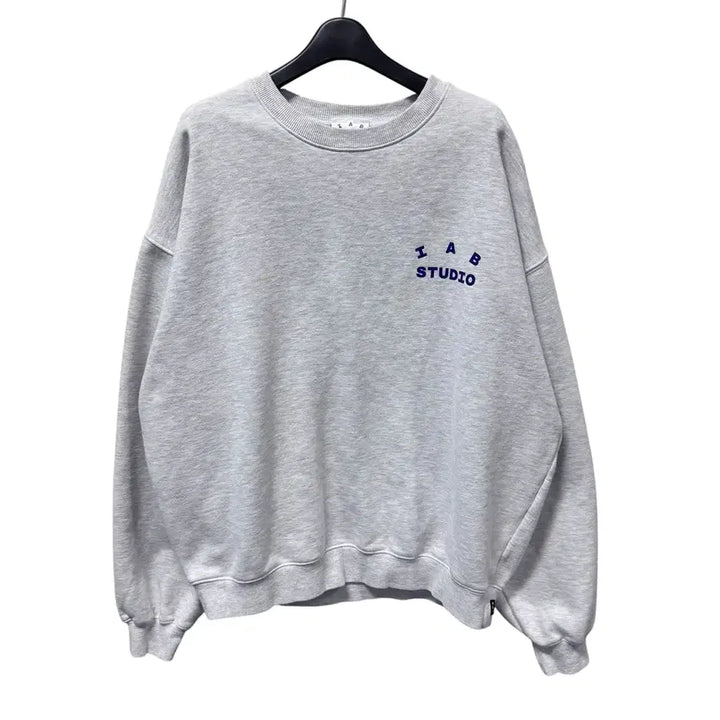 [BUNJANG] Iab Studio Light Gray Sweatshirt / 아이앱 스튜디오 라이트그레이 맨투맨