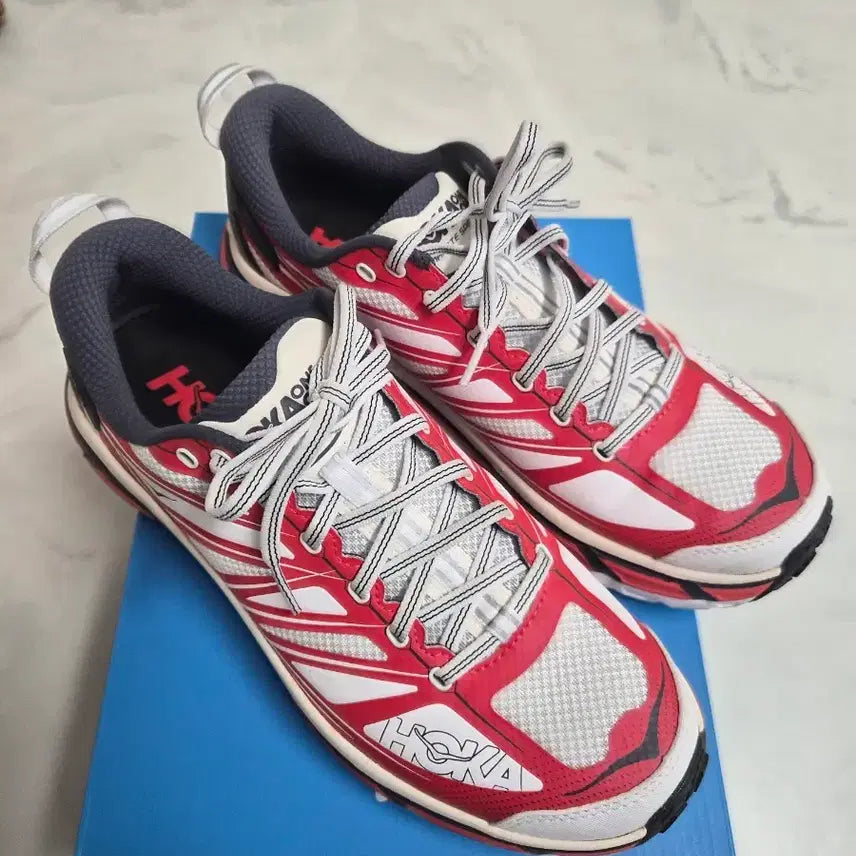 [BUNJANG] Hoka Mafate Speed 2 Red Running Shoes / 호카 마파테스피드2 거의 새상품