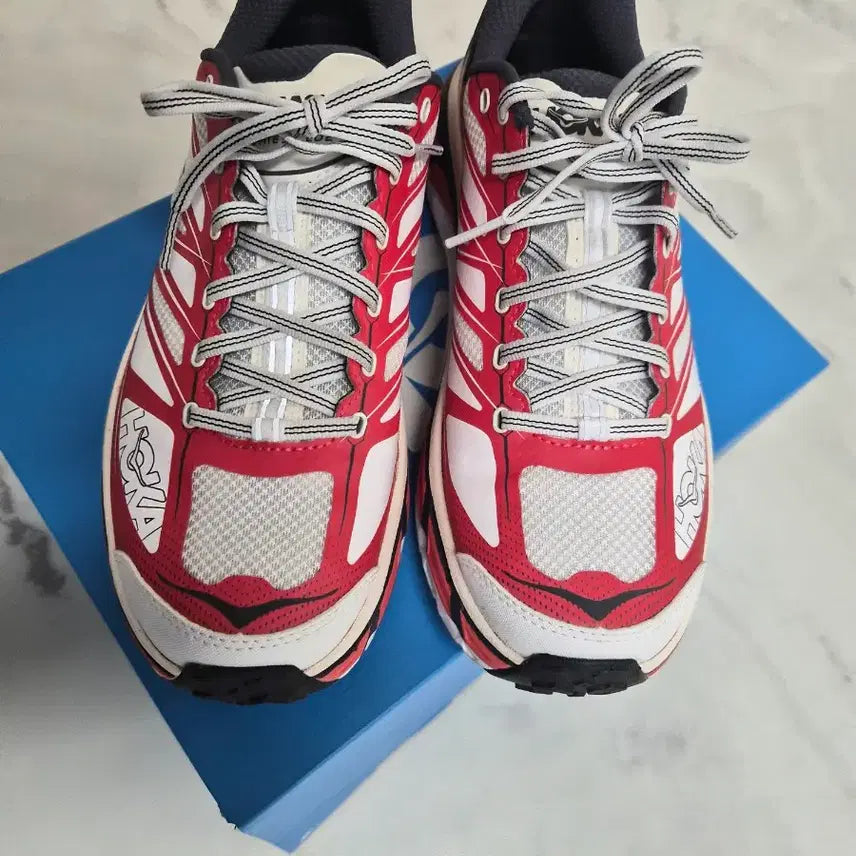 [BUNJANG] Hoka Mafate Speed 2 Red Running Shoes / 호카 마파테스피드2 거의 새상품